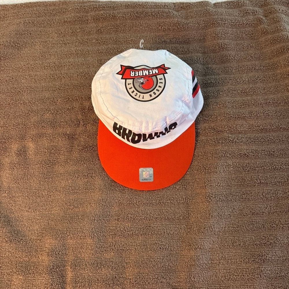 NFL Cleveland Browns Bright Orange Hat with White Emblem